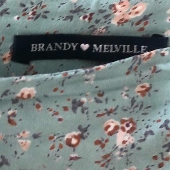 Brandy Melville Mint Green Cara Ruffle Skirt - Picture 2 of 4